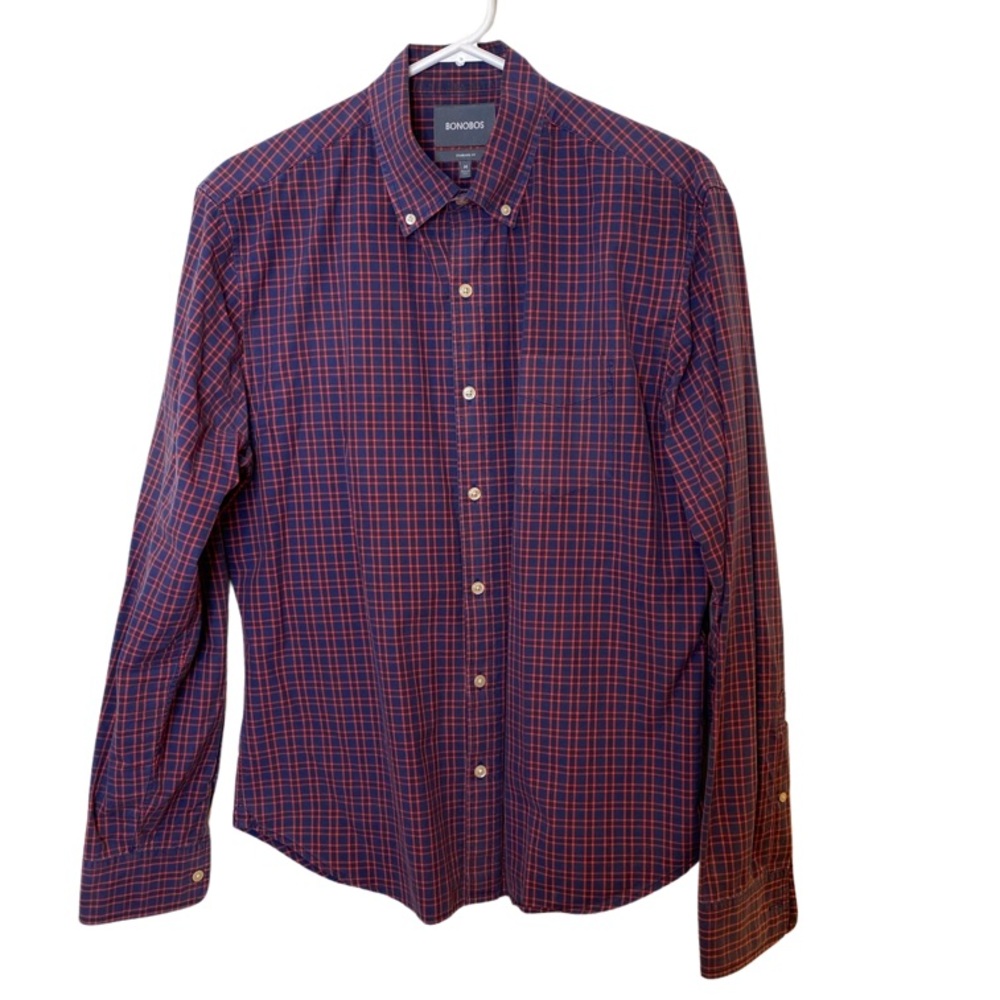 BONOBOS plaid button down shirt